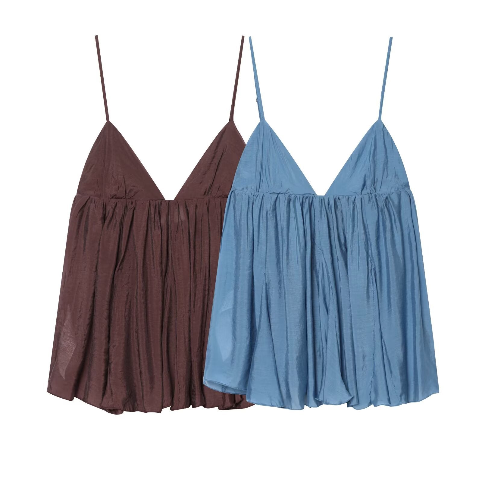 Hot girl sexy V-neck hanging suspender top